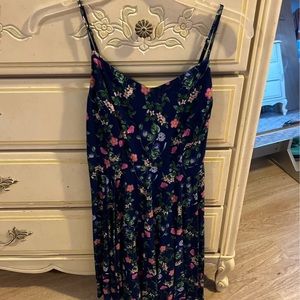 old navy blue summer dress xs
